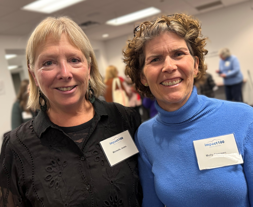 Impact Grants Leadership Team at the 2026 Kick-off on January 20th: Leslie Mook VP Grants, Laura Lefkowits Vice Chair, Leslie Boyle 2025 Chair, Amy Everard 2026 Chair